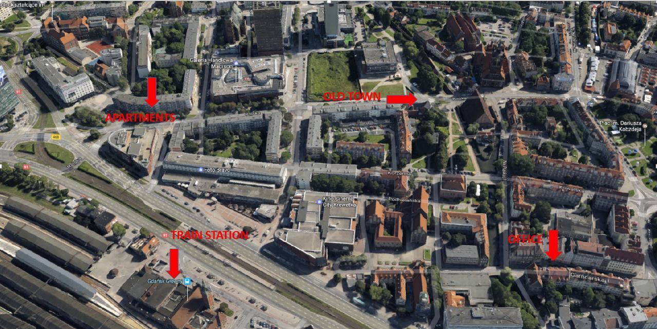 Apartmán Grand-Tourist Marine II Gdaňsk Exteriér fotografie